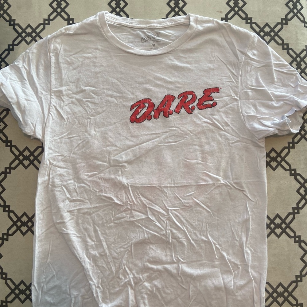 Vintage Dare White T-Shirt Size Medium